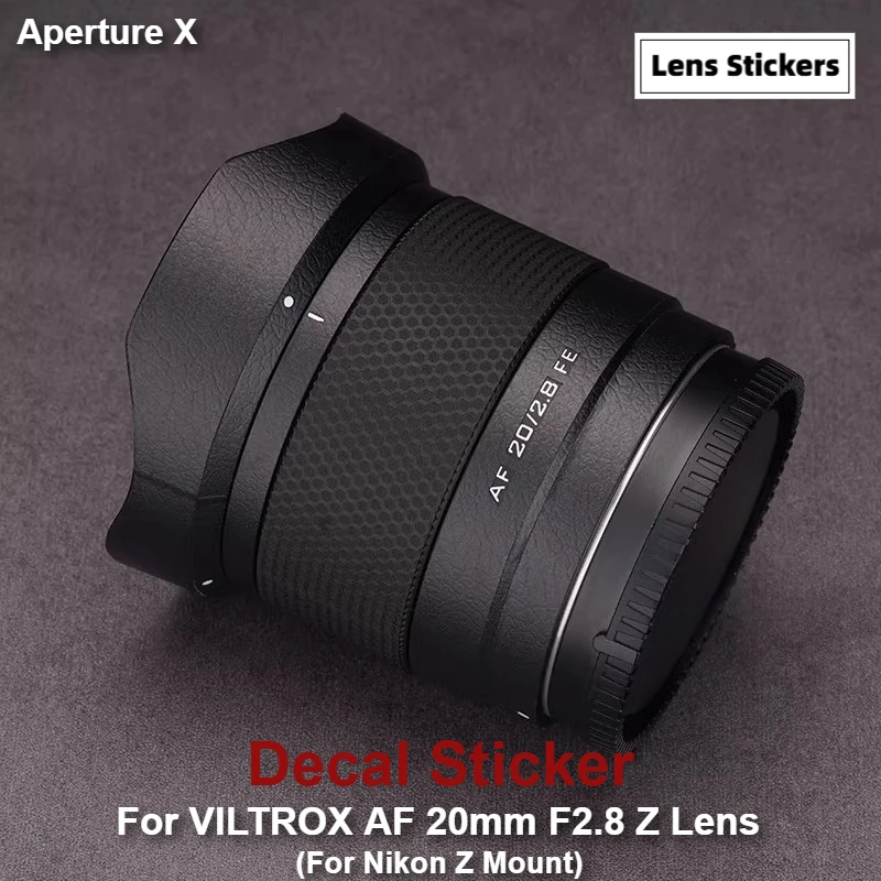 For VILTROX AF 20mm F2.8 Z Lens (For Nikon Z Mount) Sticker Anti-Scratch Coat Wrap Protective Film Body Protector Decal Skin
