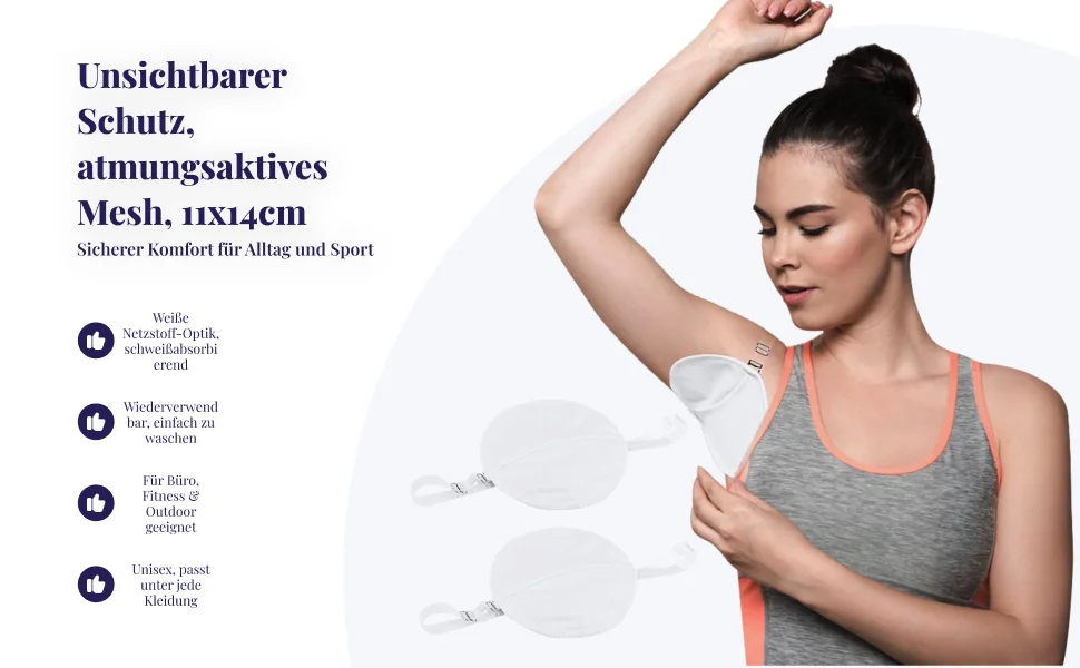 

Underarm Sweat Pads Non Sweat Armpit Protection Absorbent Odour Blocker Pads