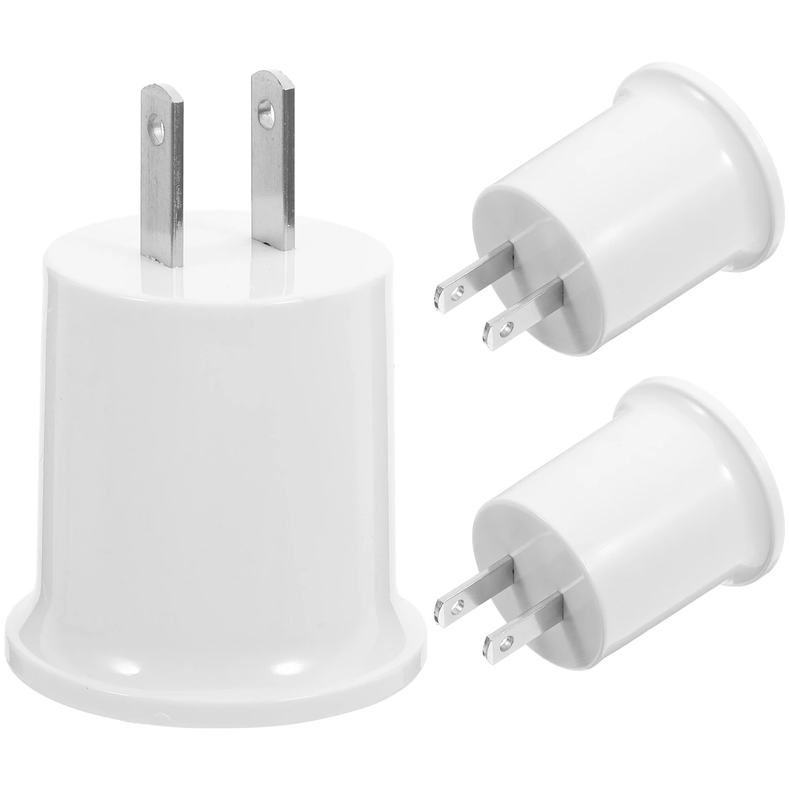 3 قطعة E27 محول مقبس الإضاءة موثوقة ABS النحاس التوصيل إلى E27 لمبة حامل تحويل ل تركيبات إضاءة الجدار E26 مصباح المقبس