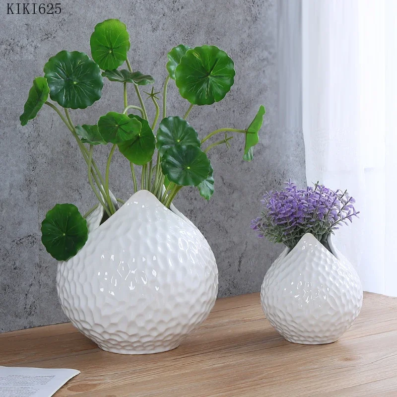 Electroplating Ceramic Vase Pomegranate Crafts Arrangement Room Hydroponic Potted Decoration