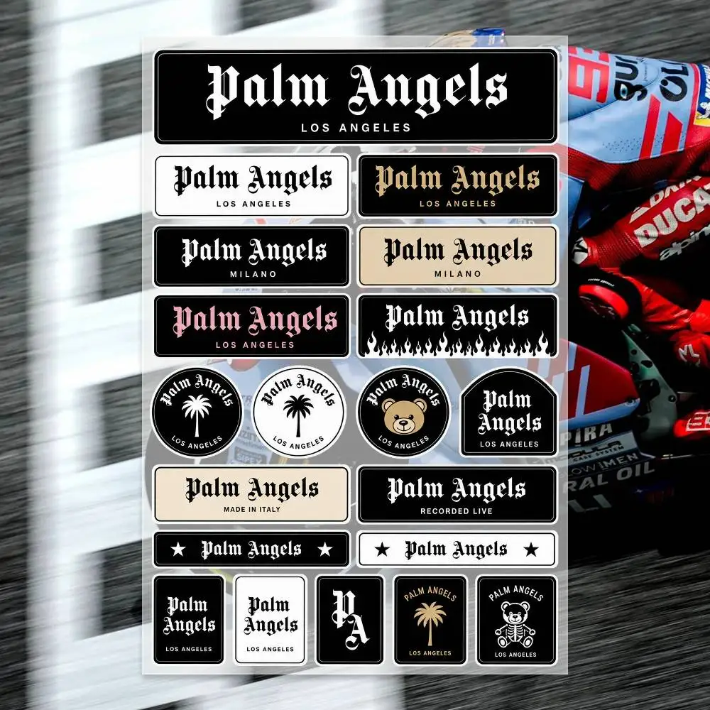 P-palm angels Stickers Moto Sticker Auto Body Bumper Windows Motorcycle Laptop Walls Vinyl Decal Car Tuning Accessories
