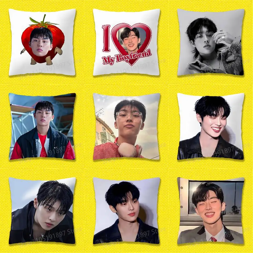 

Korean Actor C-Choi Hyun Wook Throw Pillow Case For 45*45cm 40cm 30cm 50cm 55cm Square Home Pillowcase Case