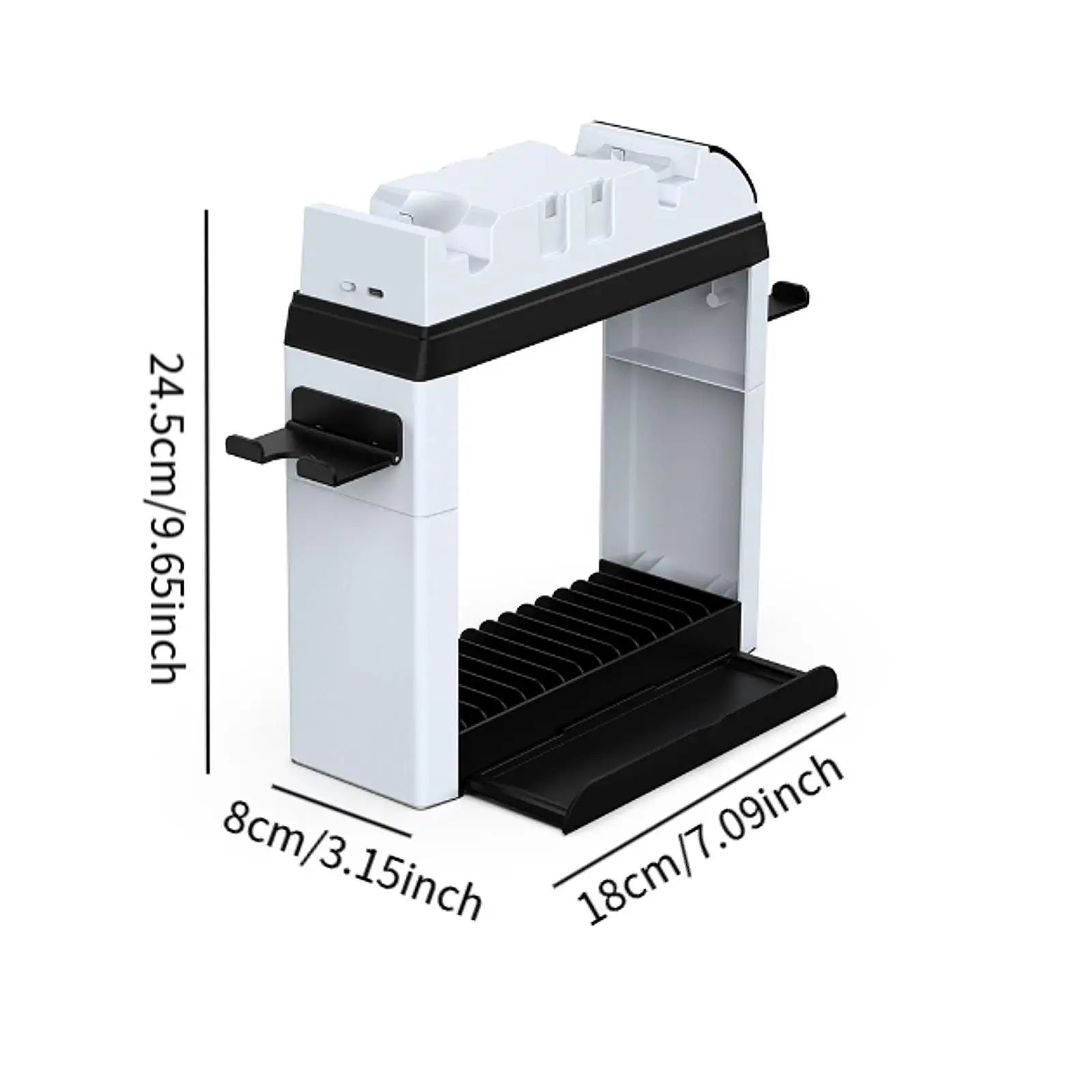 Game Multifunctional Storage Shelf Controller Charger Station for Joy Pad