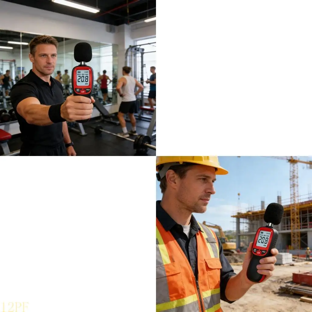 12PF User Friendly Sound Level Display With Auto Shut Off Feature For Convenience