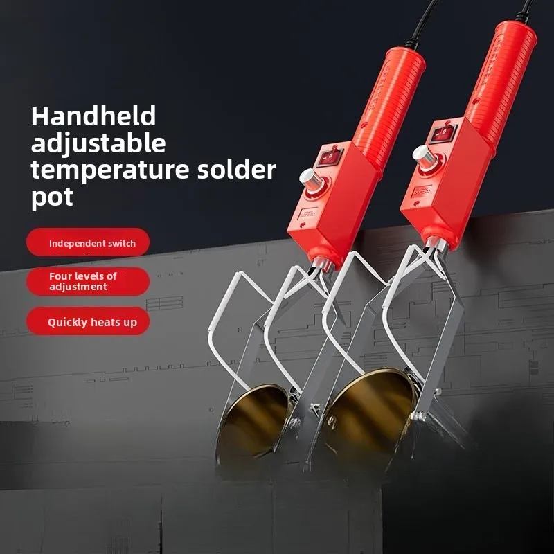 

Electric Soldering Irons High-power Electrician Tin Furnace Small Handheld Molten Tin Furnace Wire Joint Hot Tin Artifact