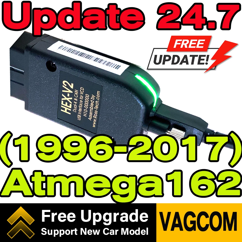 

2025 Newest V24.7 VAG HEX V2 Interface For VAGCOM VAG COM VW-AUDi Professional Scan Code Upgrade Hardware AUTO COM VCDS TOOL