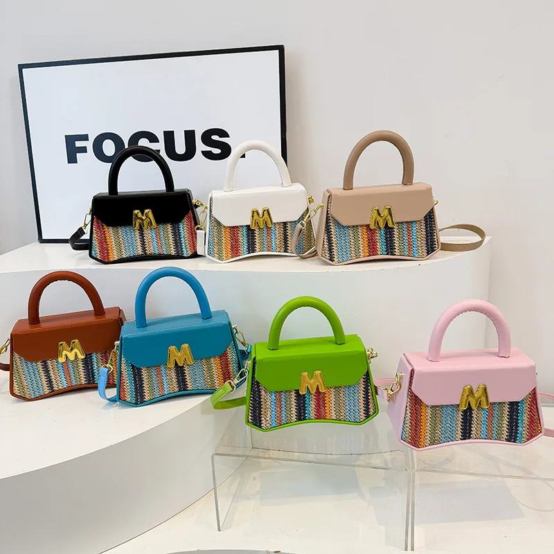 ‌ Sac à main arc-en-ciel 2025 – Petit sac carré pour femmes, sac multi-voies à bandoulière/aisselles/épaule, accessoire de luxe léger