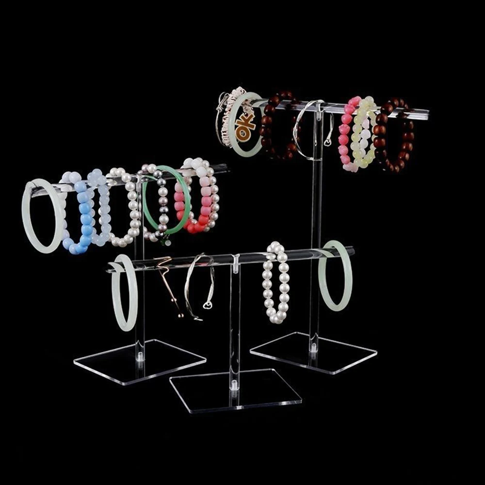

Подставка для ювелирных изделий, браслет, ожерелье, повязка для волос, органайзер для хранения ювелирных изделий, пластиковая прозрачная витрина, реквизит, украшение