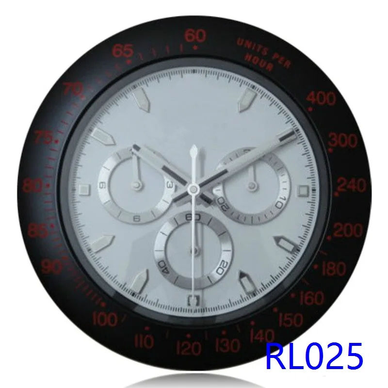 

Best Home Gift High Quality Timepiece Metal Wall Clock Luxury Design Brand New 3 Decor Sub Dials DTN Sweep Quartz