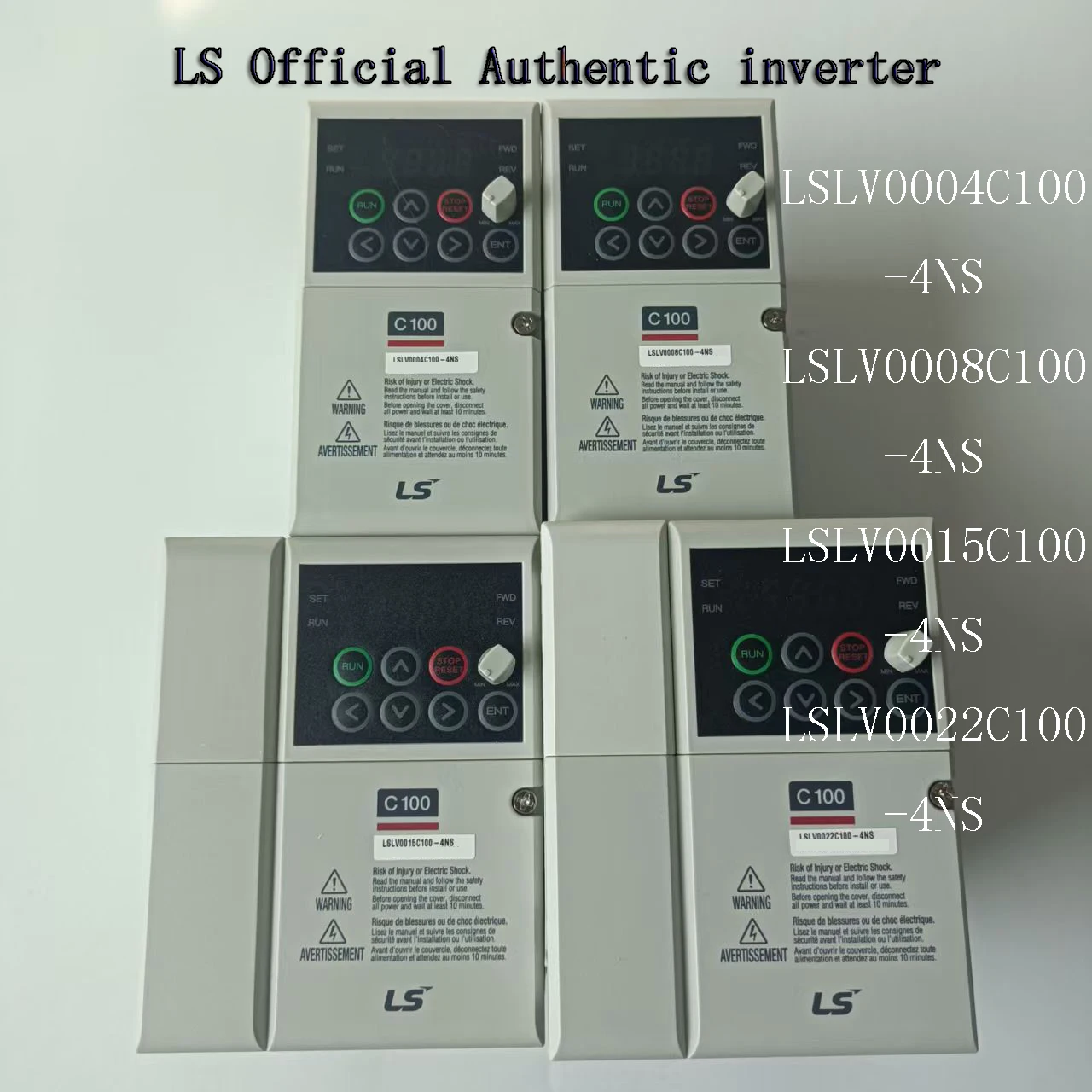 LS C100 inverter LSLV0004C100-4NS LSLV0008C100-4NS LSLV0015C100-4NS LSLV0022C100-4NS inverter new genuine  converter 380-480V