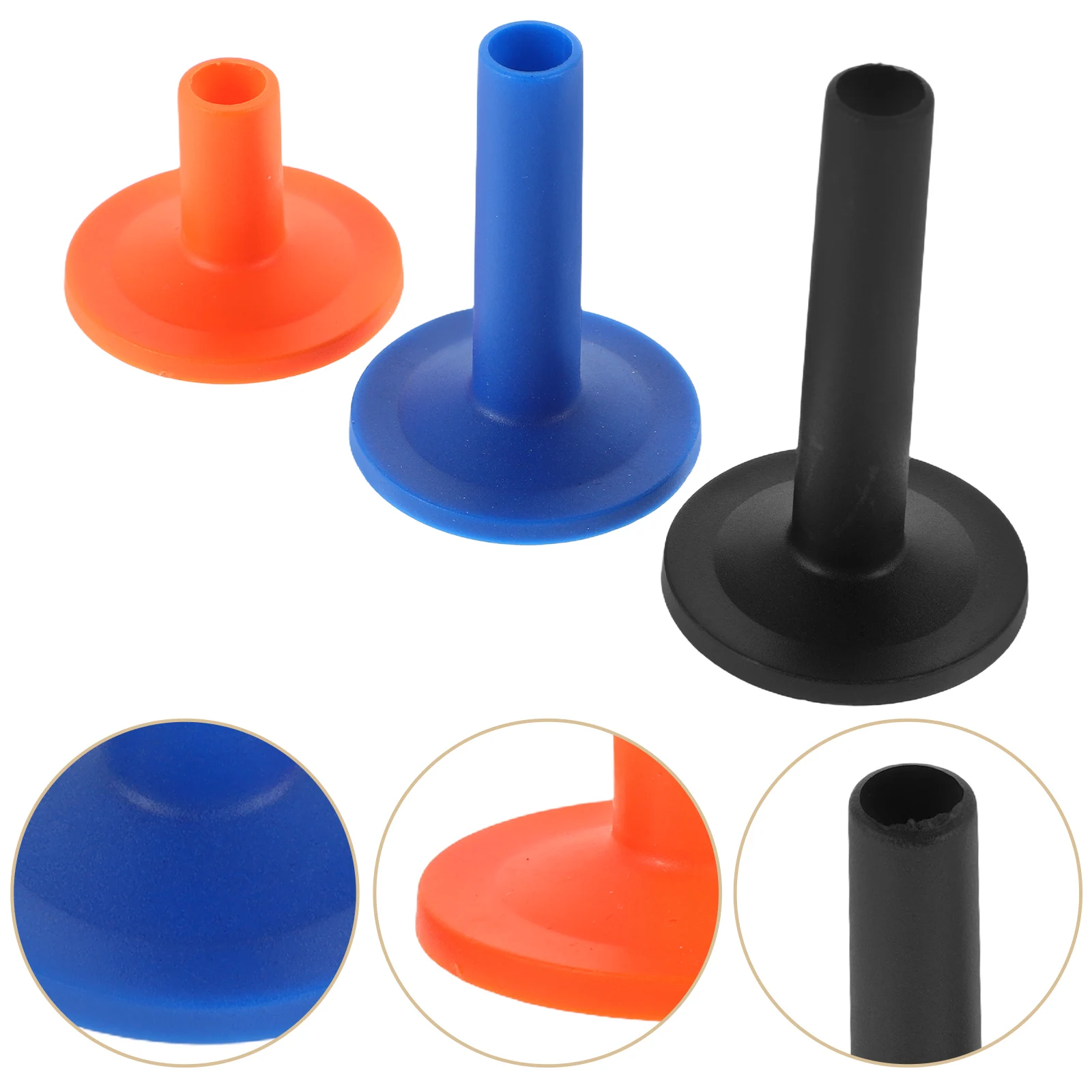 

12 Pcs Drum Kit Cymbal Sleeve Plastic Tray Parts Replacement Sleeves Pad Stand Tall