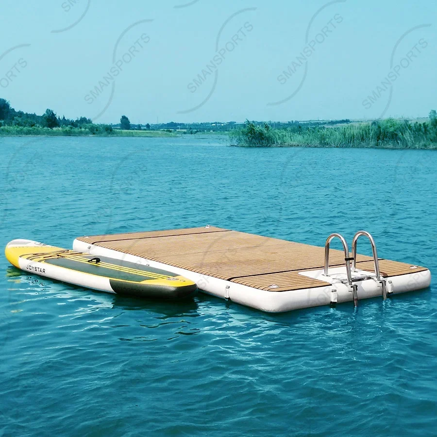 

Floating Island Dock Inflatable Water Mats Raft