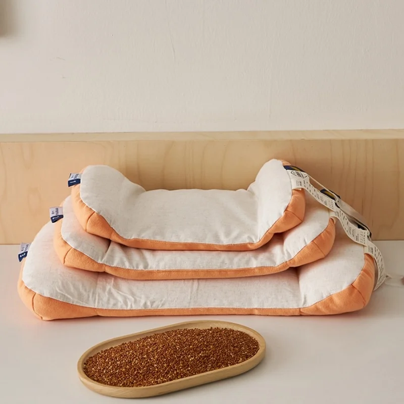 

A Type Linen&Viscose Sleeping Pillow,Neck Health Pillow Core For Baby Kidst Adult Student Bedding 24*39/30*50cm Drop Shipping