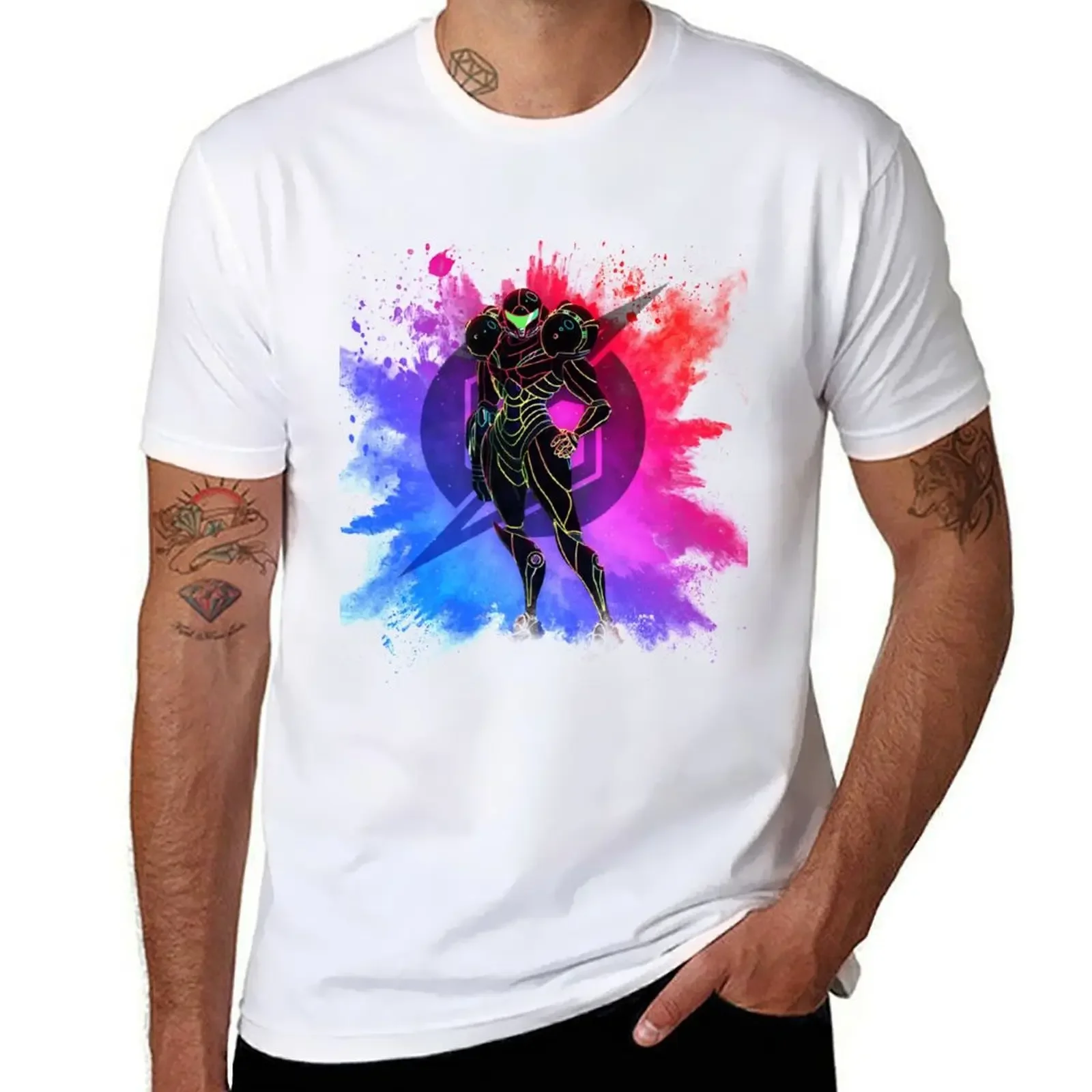 Super metroid T-Shirt new edition tees customs Aesthetic clothing mens white t shirts 2024 heavyweight new arrival manga fashion