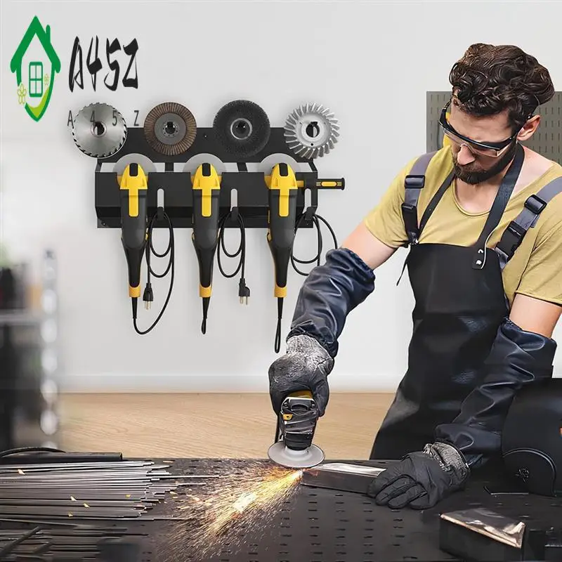 

A45Z-Angle Grinder Holder, Angle Grinder Tool Stand For / Tool Storage Rack, Wall Mount Bracket For Cutters