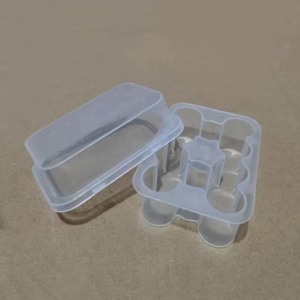 1Pc Mini 3ml Capacity Peptide Case Transparent Freezer Tube Box Vial Storage Case Stackable Clear Box for Peptides