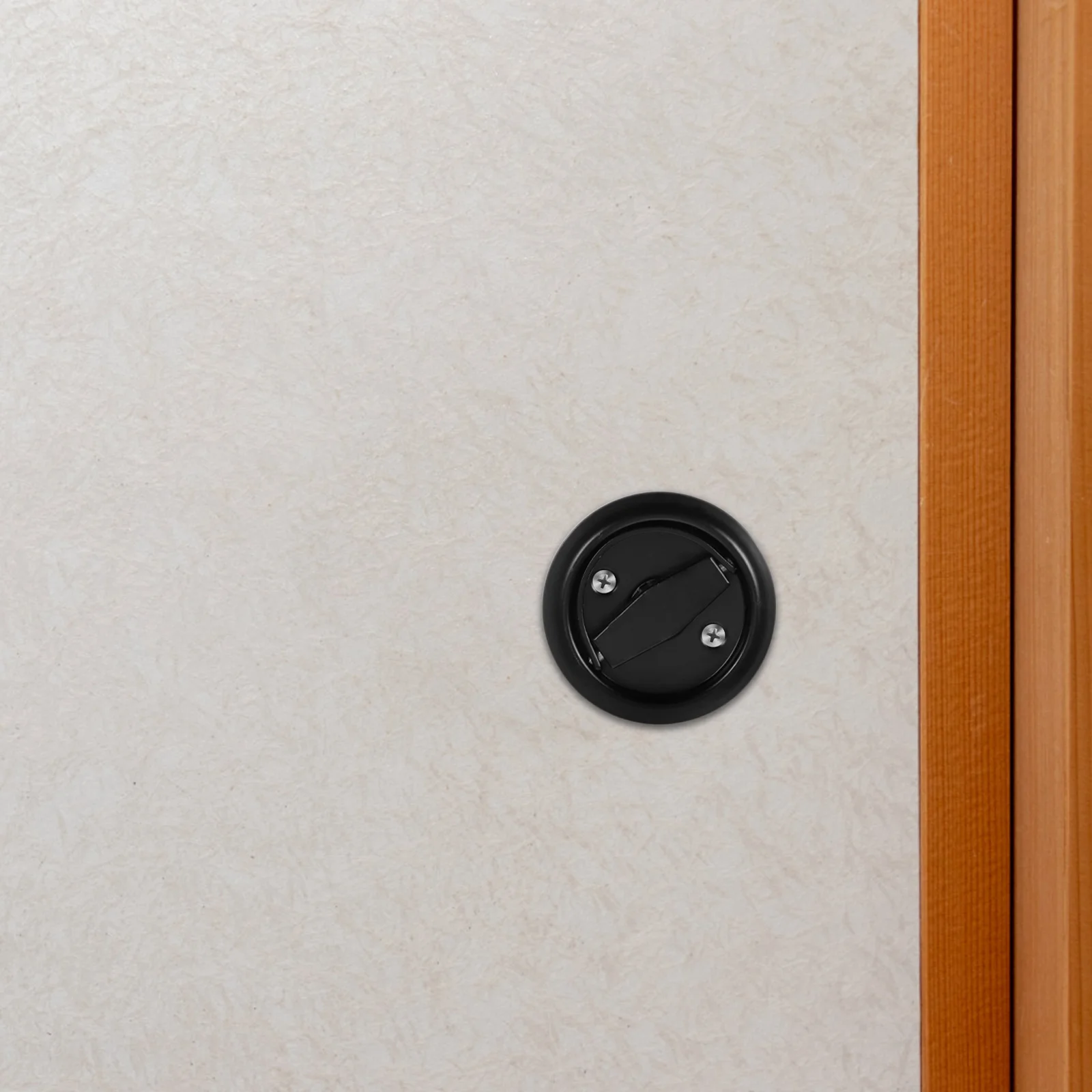 

Invisible Recessed Door Pull Handle Round Stainless Steel For Bathroom Sliding Door Lock Sleek Minimalist Design Hardware