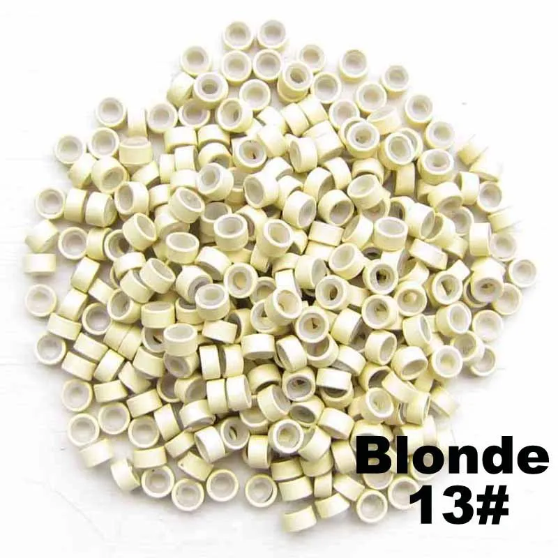 Hair Extensions Tool Kit I-tip Hair Extension Pliers Pulling Hook Bead Device Tool Kits and 100 Pcs 5 mm Micro Links Rings Beads image 3