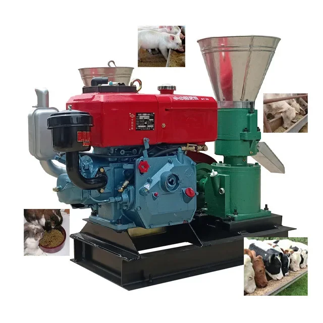 Tolcat Animal Fish Feed Wood Pellet Mill Processing Poultry Chicken Other Farm Making Machines For Manufacturing Plant