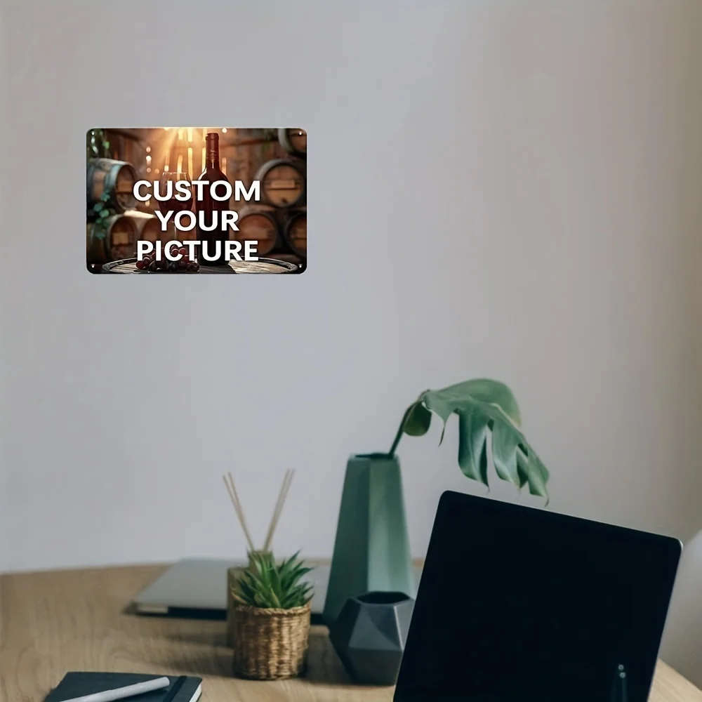 1 personalized vintage metal sign custom photo wall art image 4