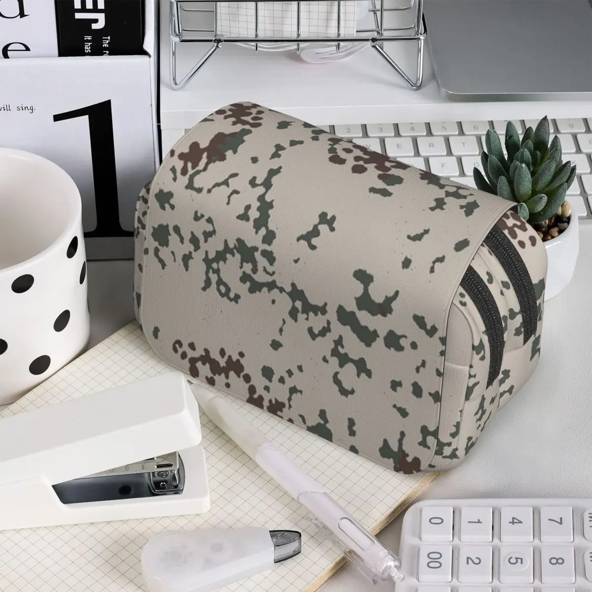 

Камуфляжный пенал Splintertarn GermanCamouflage для детей, подарочный пенал-коробка, сумка для канцелярских принадлежностей, держатель для ручек