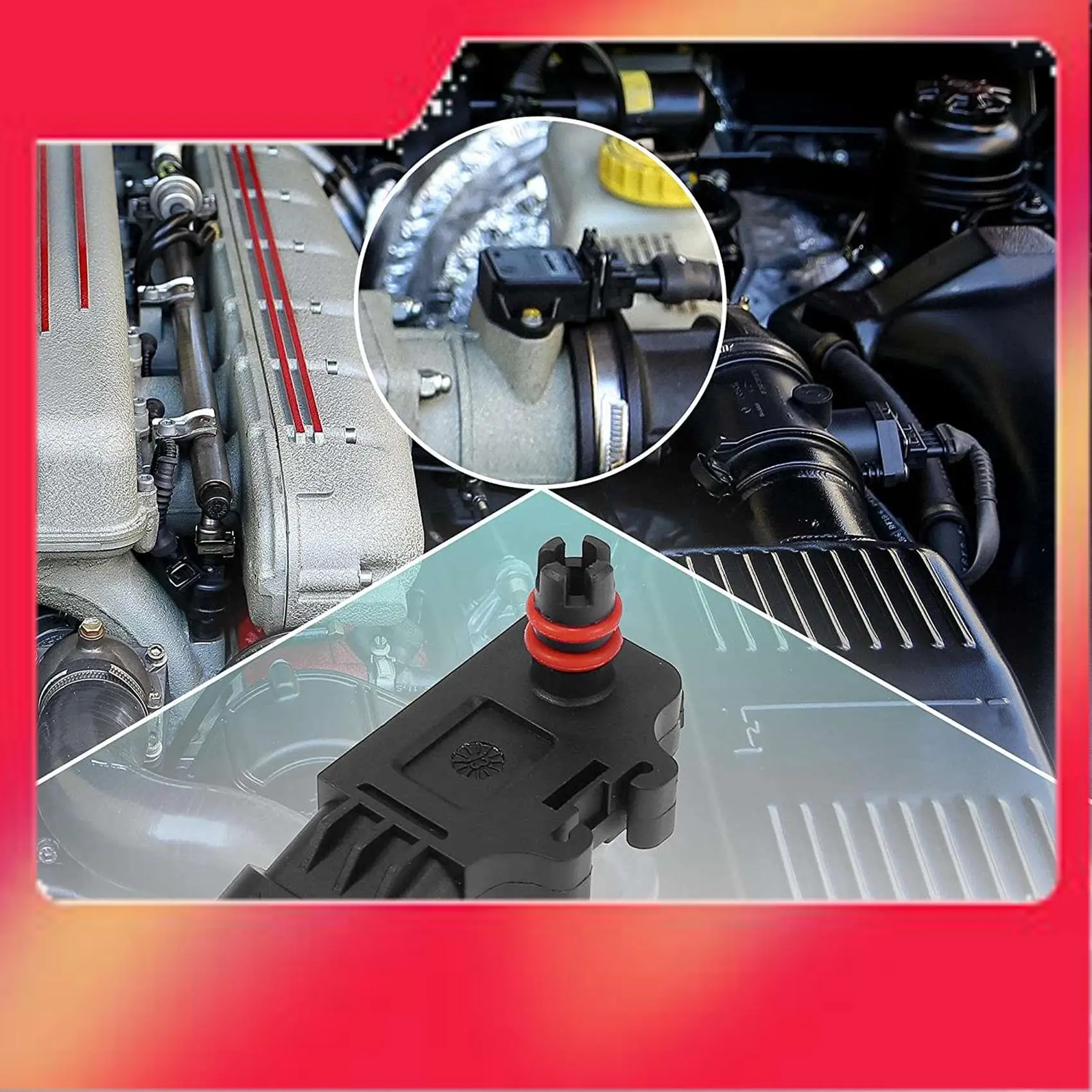 

Датчик абсолютного давления в коллекторе MAP, переключатель воздухозаборника для Corsa Meriva 12232201 93333350-M54K