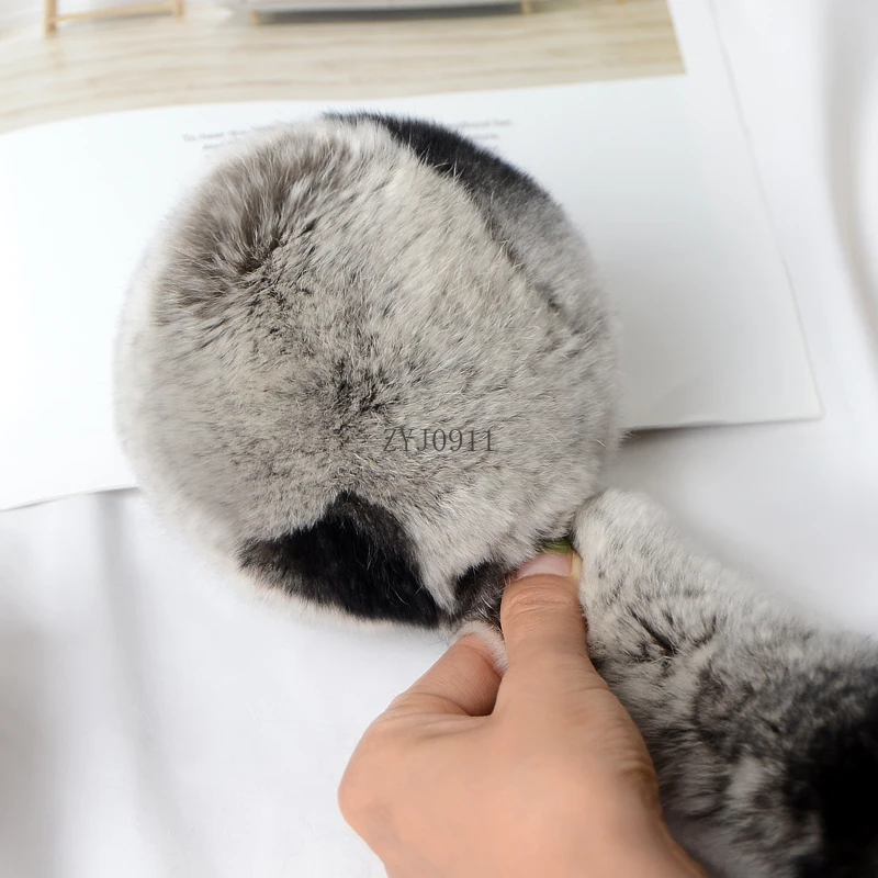 Natural 100% Rex Rabbit Fur Earmuffs Women Fashion Men Warm Russia Winter Real Fur Earmuffs Children Ear Cover fur Earlap Girl