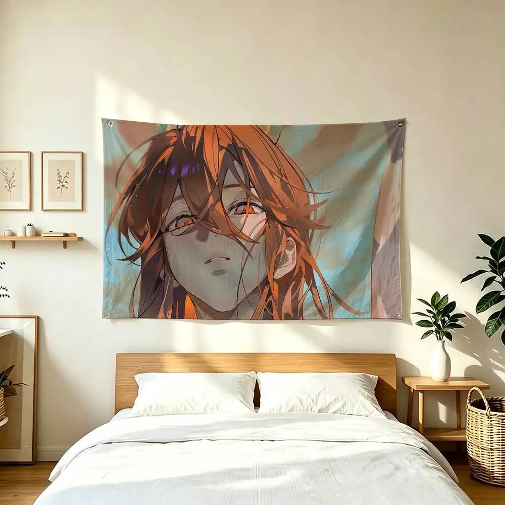 A-Angel D-Devil Chainsaw Man  Flag Suitable For Party Club Outdoor Interior Wall Decoration Banner Fans Gift