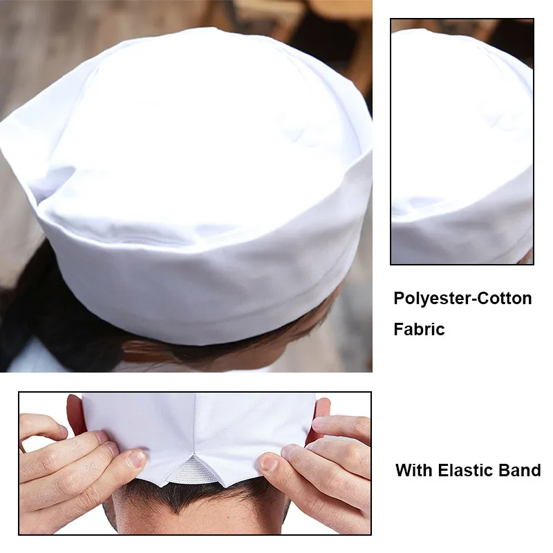 Casquettes de travail pour hommes, chapeau de Chef pour Sushi, serveur de Restaurant, café, boulangerie, casquette de Cuisine, chapeaux de Cuisine de Style japonais et coréen