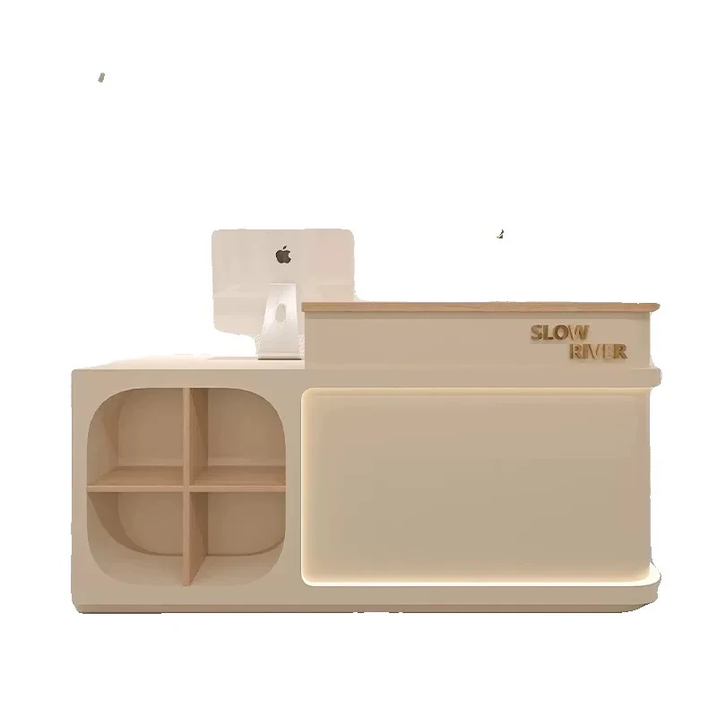 

Красота Стойки регистрации Клиника Дисплей Роскошный современный компьютерный прием Салон Офис Mostradores Мебель для приема