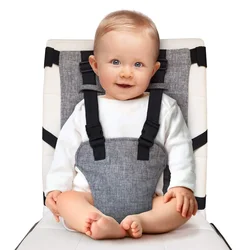 Portable and Foldable Baby High Chair Bag with Safety Belt for Eating and Feeding, Child Seat for Children