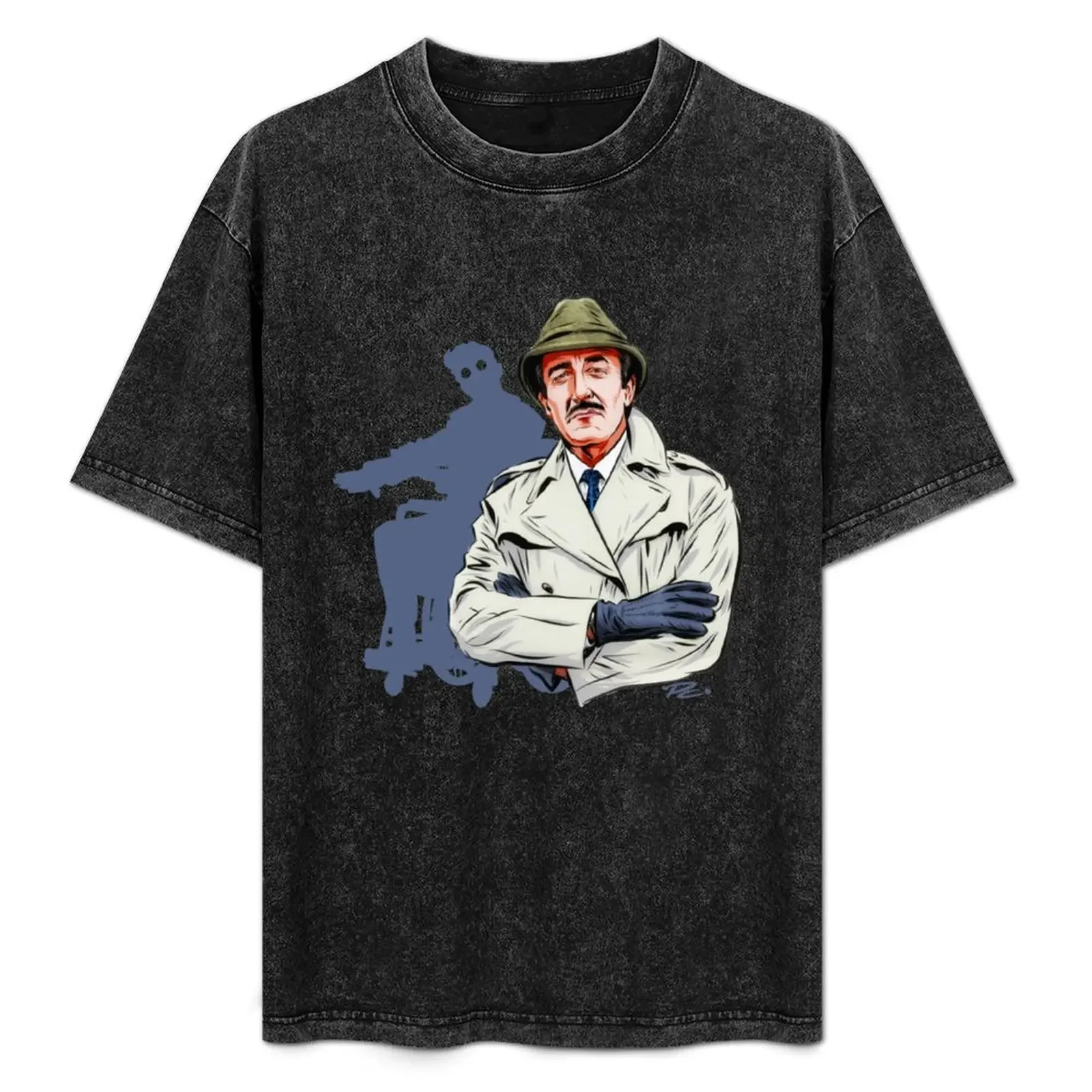 

Peter Sellers - An illustration by Paul Cemmick T-Shirt fashion shirts blue lock animal prinfor boys men workout shirt