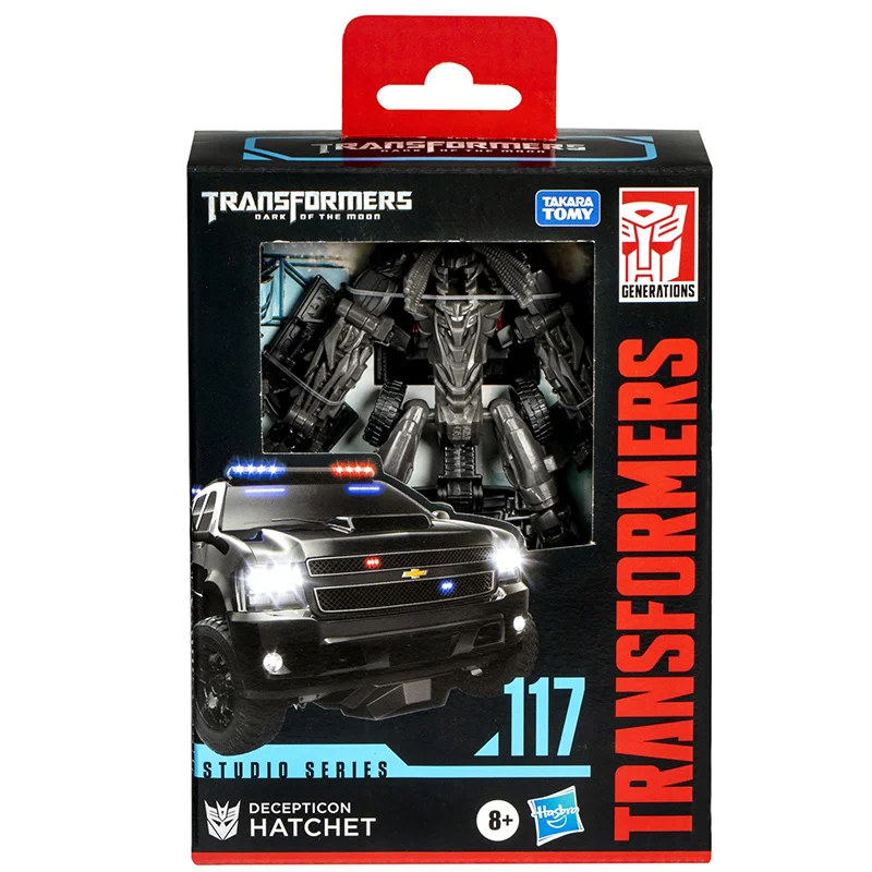 Hasbro Transformers Dark of The Moon Studio Series SS117 Hatchet Decepticon Deluxe Class Anime Original Action Figure Model Toy