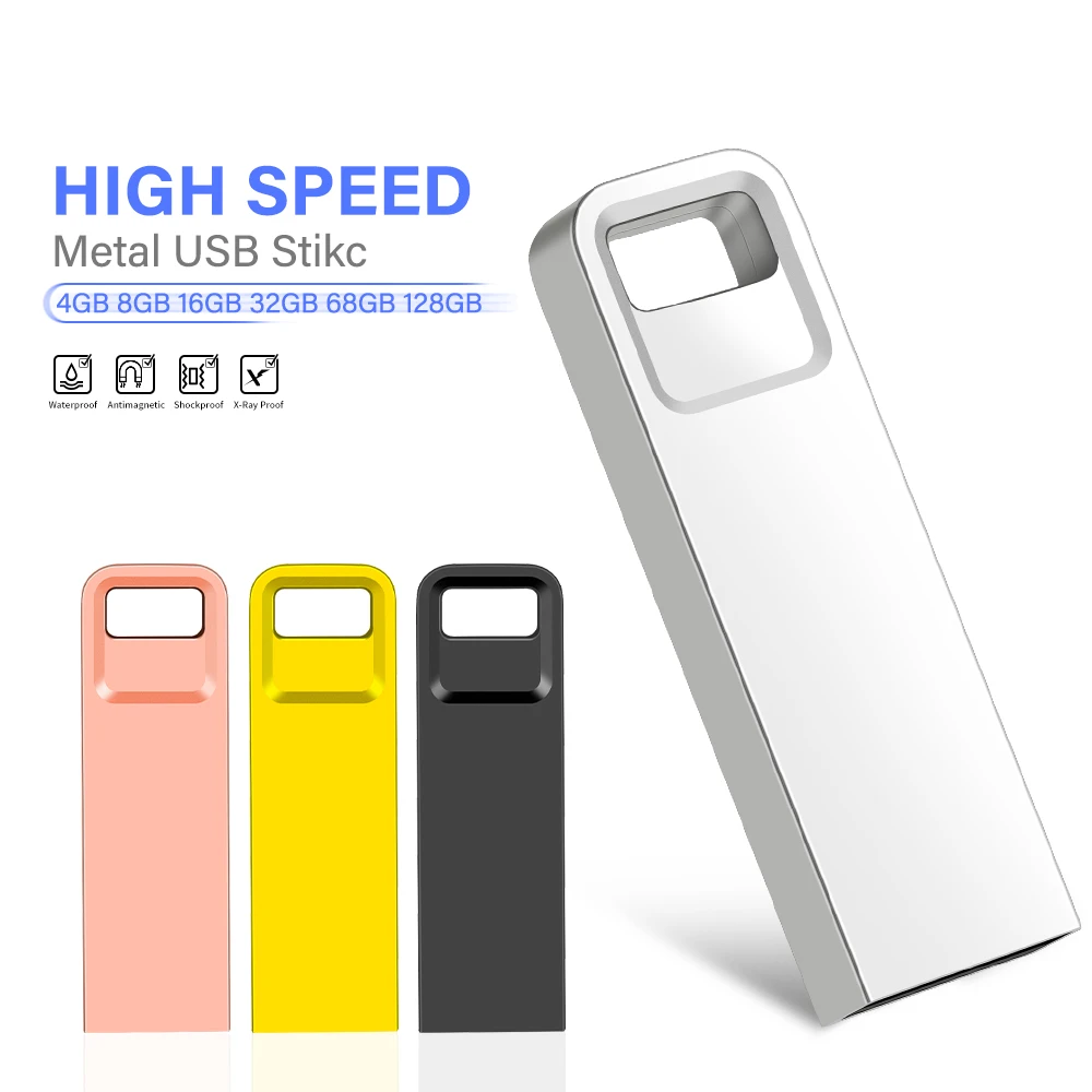 

Серебряный флэш-накопитель, оригинальный металлический USB-накопитель, бизнес-подарок, офисный продукт, флэш-накопитель 128 ГБ, 64 ГБ, 32 ГБ, 16 ГБ, 8 ГБ, 4 ГБ