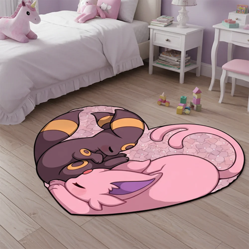 

Animes Rug Gardevoir Pokémon Gengar,The Same Style As The Anime Surrounding,Soft Floor Mat,Soft Decorative Blanket,Game Mat