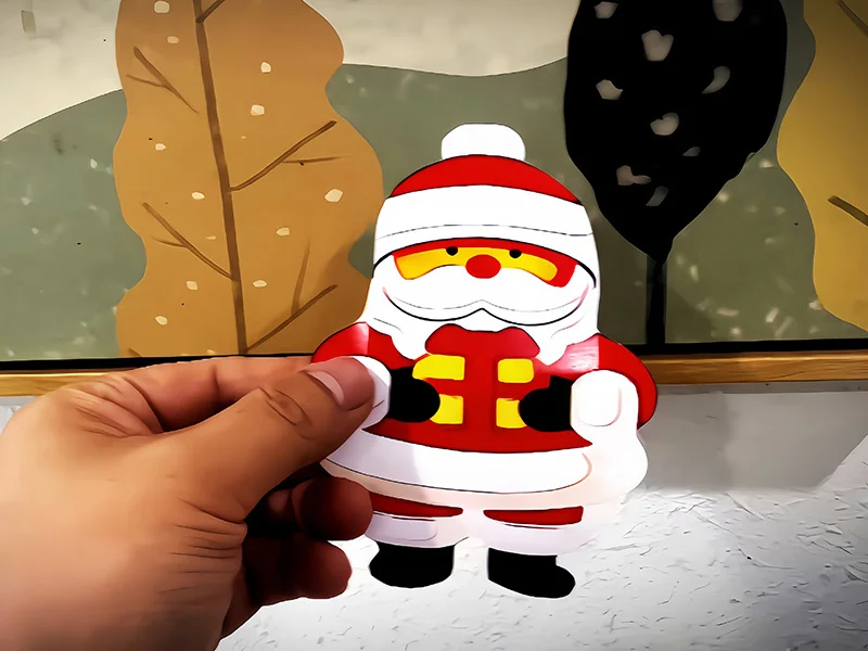 Verschijnen van de Kerstman door J.C Goocheltrucs Geschenkdoos Verdwijnt aan de Kerstman Kerst Magia Close-up illusies Gimmicks Mentalisme Rekwisieten