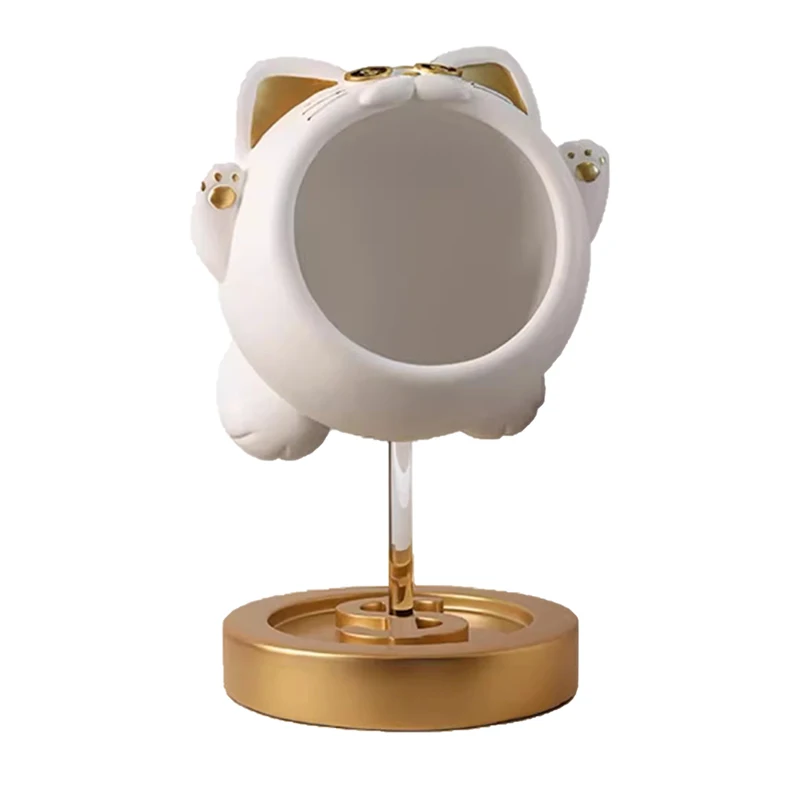 Home Decor Sculptures & Figurines Decoration Accessories Big Mouth Fortune Cat Floor Storage Ornaments Living Room Resin Statues view 6