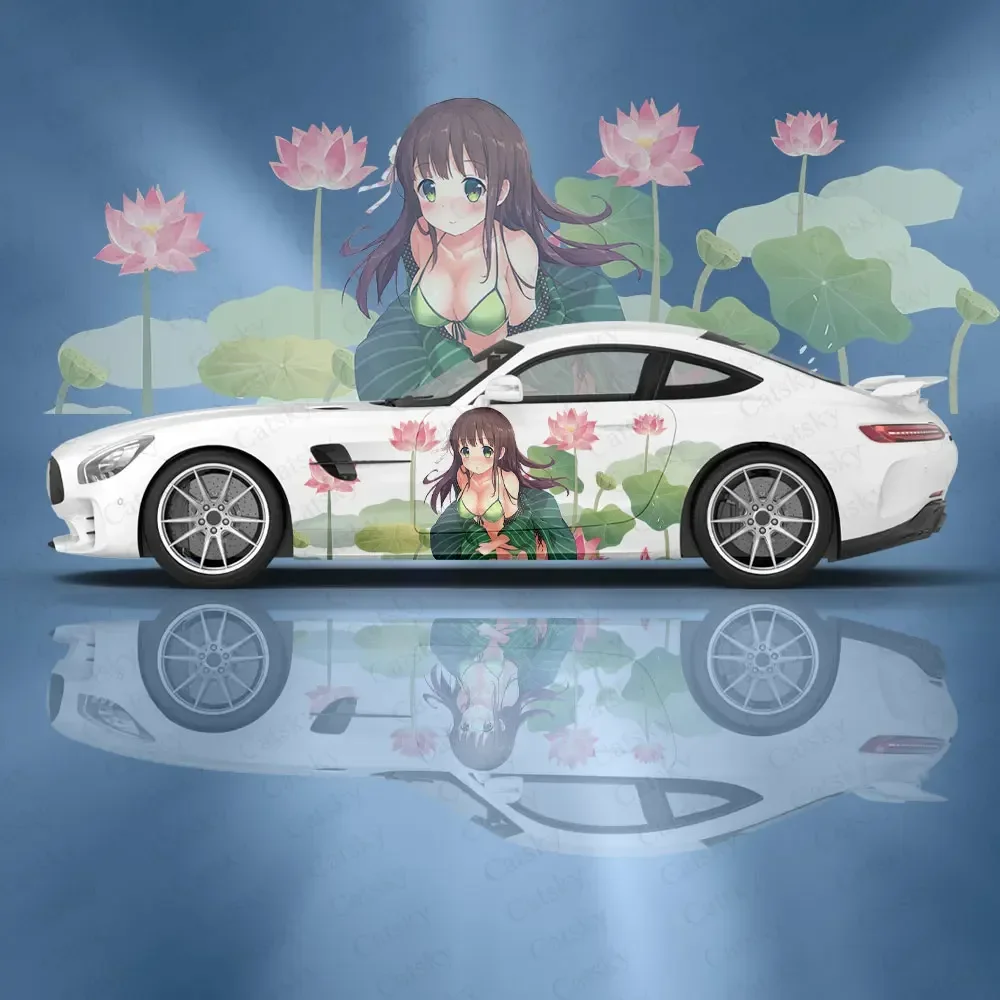 

Custom Anime Ujimatsu Chiya Car Accessories Anime Itasha Body Stickers Auto Side Film Decal Body Sticker SUV Decoration Pattern