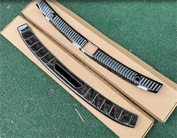 For Mercedes Benz C-Class W205 C200L 260L 2015~2021 Car Accessories Rear Bumper Protector Sill Trunk Tread Plate cover Trim