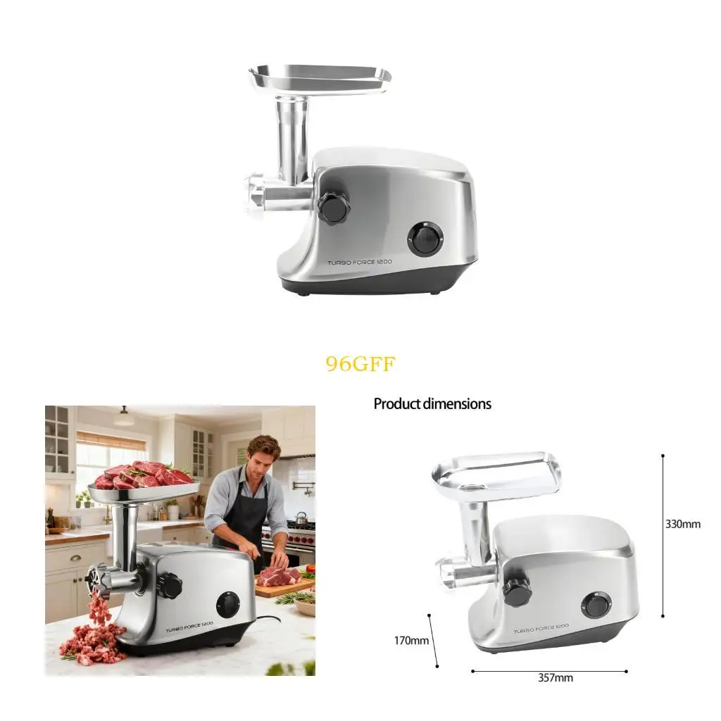 96GF Strong Untarnished Processor 220V Motorized Structure Fast Processing For Meat Vegetables And Frankfurter Making