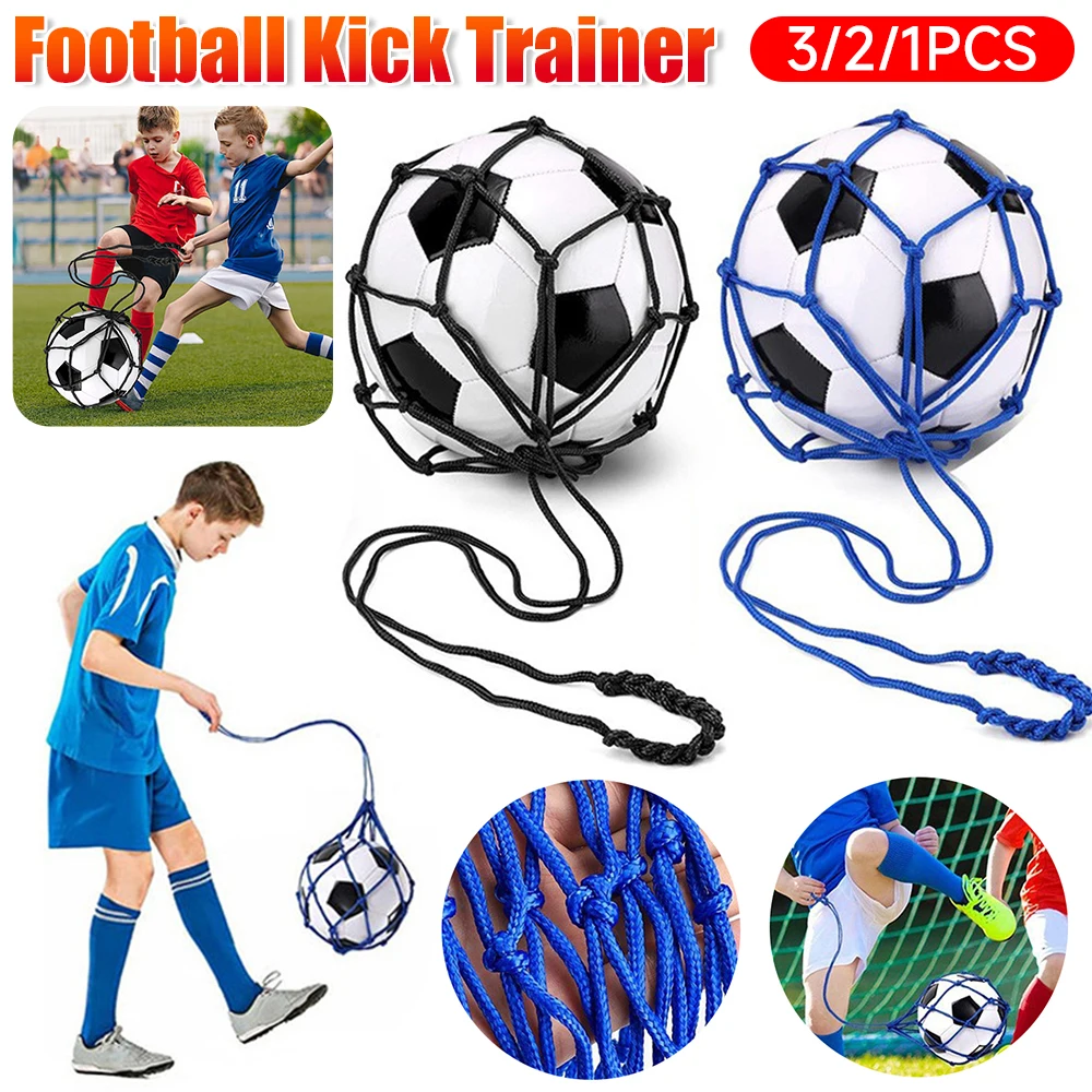 

1-3Pcs Football Kick Trainer Soccer Ball Trainer Net Soccer Kick Throw Trainer Youth Adults Soccer Football Training Equipment