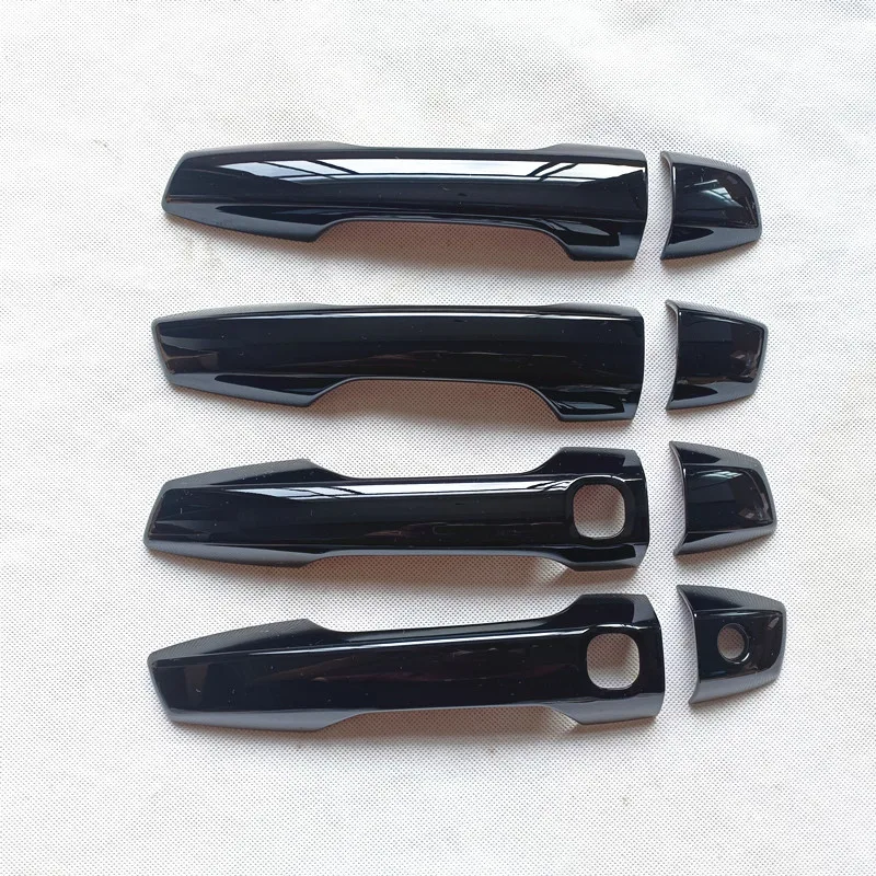 For Mitsubishi Xpander Cross Accesorios 2019 2022 2023 2024 2025 Door Handle Cover Trim Plastic Gloss Black