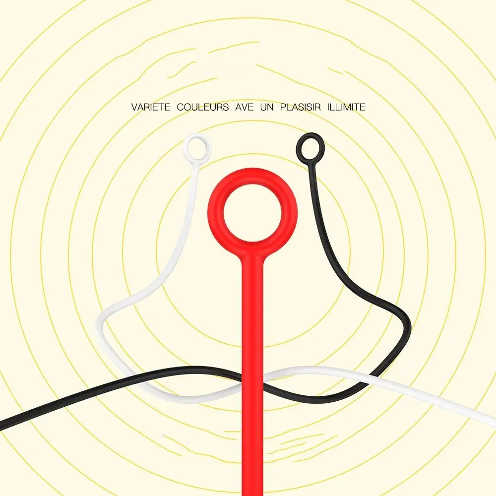 ใหม่ซิลิโคนปลั๊กอุดหู Lanyard ความปลอดภัยแหวนคู่ปลั๊กอุดหูสายไฟซิลิโคน LOOP Anti-Lost กลางแจ้งสายเชื่อมต่อ