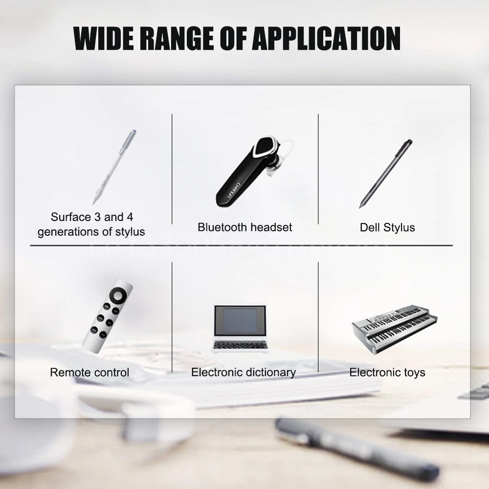 Baterias recarregáveis de 1.2v aaaa 400mah ni-mh para o estilete ativo da pena de superfície com carregador conduzido usb