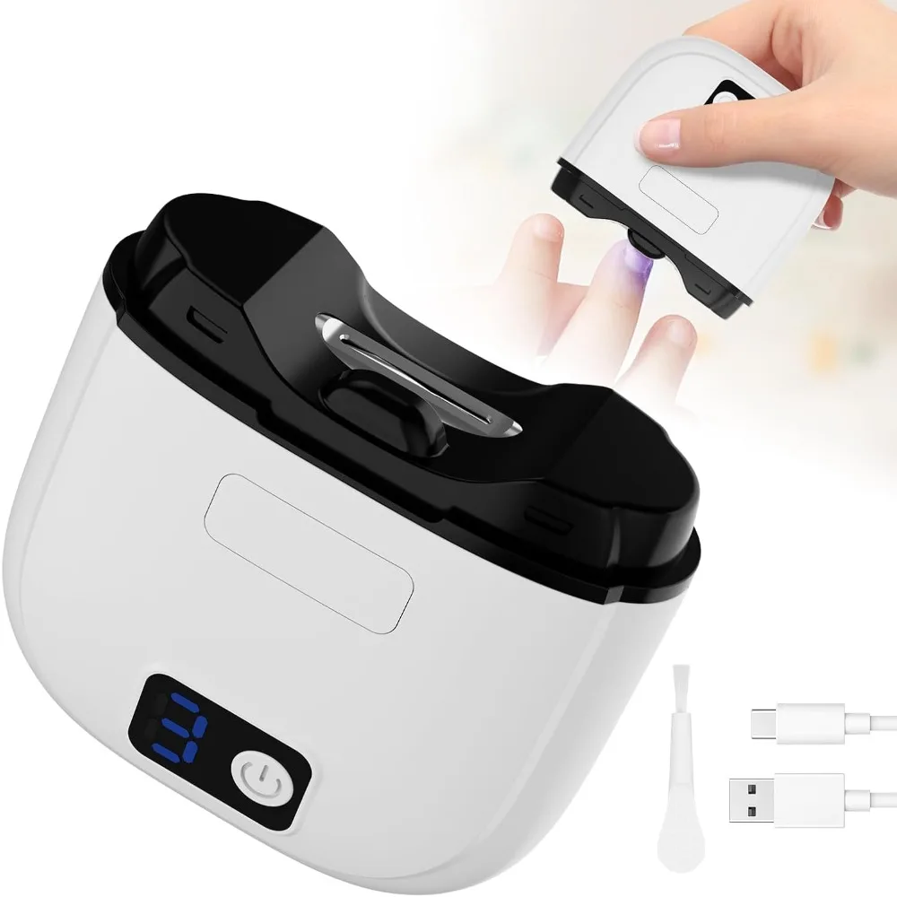

Electric Nail Clipper - 3 Speeds Electric Nail Trimmer for Baby/Adults/Seniors/Children with LED Light - Rechargeable Automatic