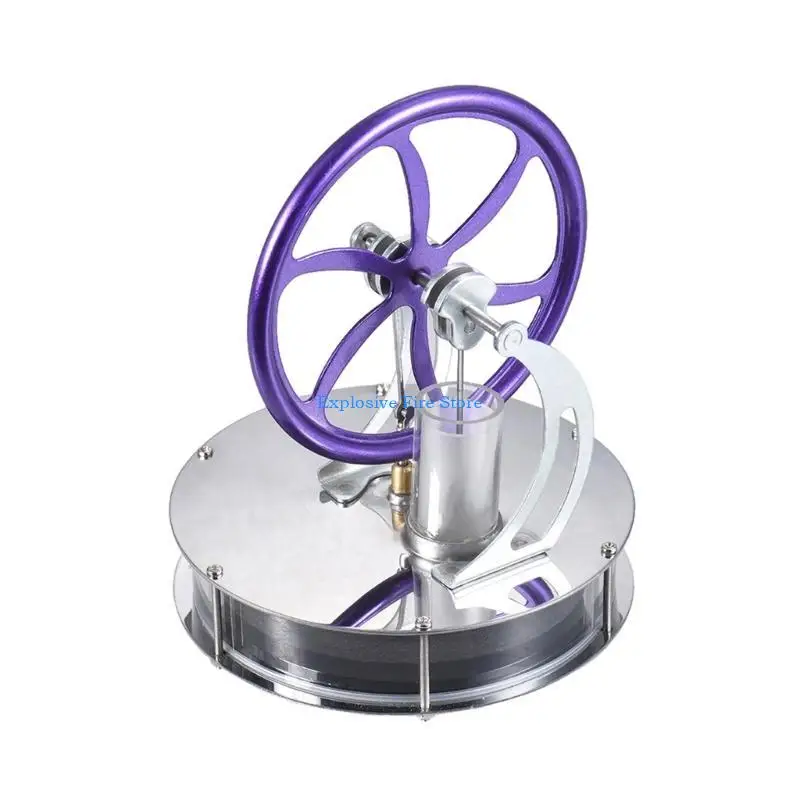 

C4DB Stirling Engine Steam Heat Educational Model Education Toy Low Temperature Stirling Engine Model Generator Desk Model