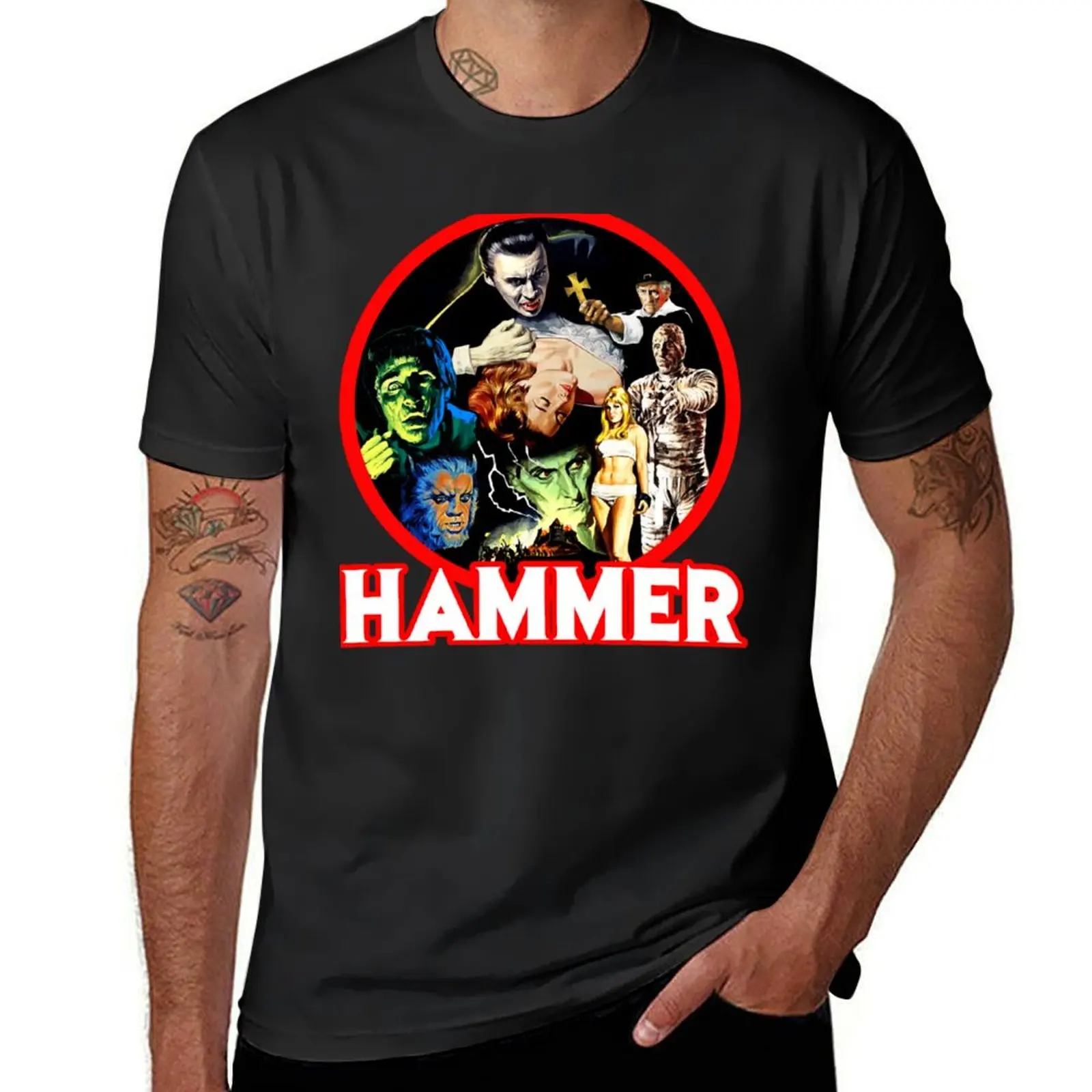 Hammer. T-Shirt tees funnys oversized blacks t shirts for men cotton