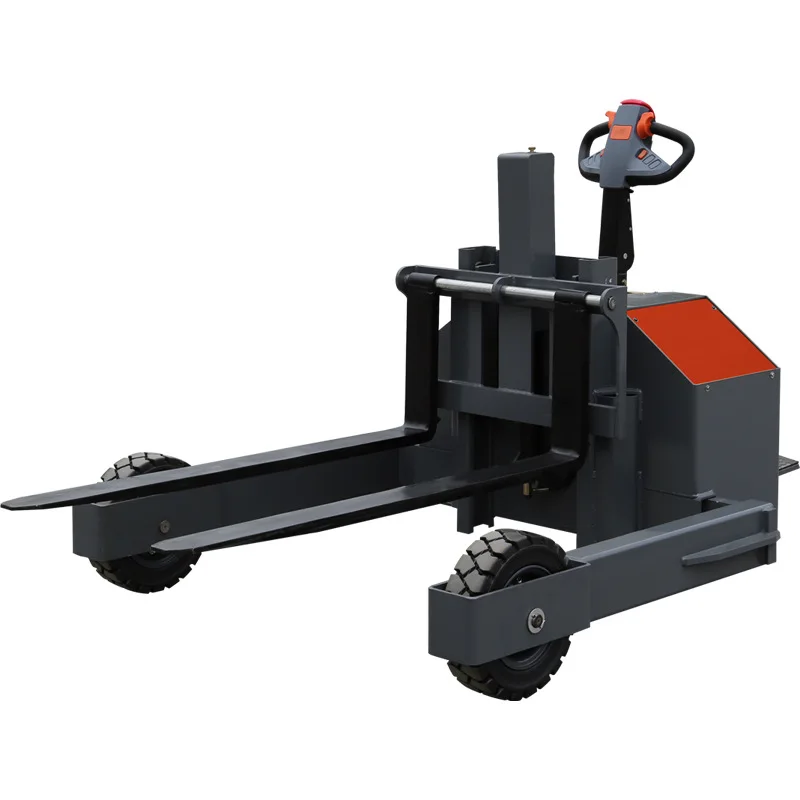 Large Wheel Rough Terrain Ride On Stacker Pallet Truck Outdoor Hydraulic Equipment  Cargo Lifting Stacking Transport Field Work