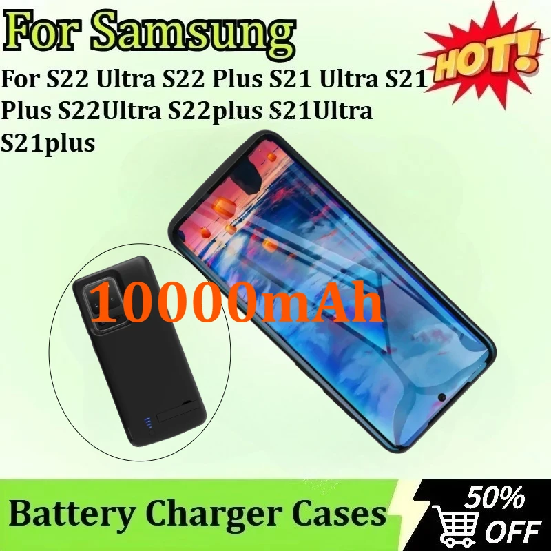 

Battery Charger Case for Samsung S22 Ultra S22 Plus S21plusS21 Ultra S21 Plus S21Ultra S22Ultra S22plus Power Bank Battery Case