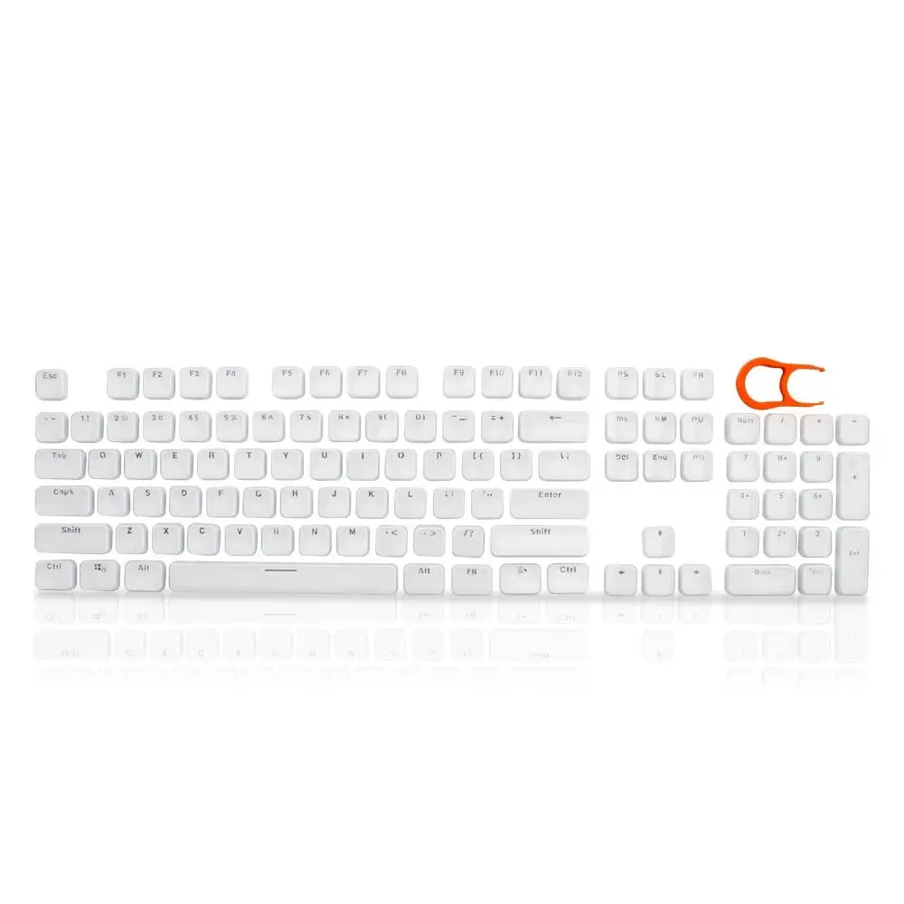 Crystal mechanical keyboard key caps 104 Key REDRAGON For Cherry MX style Including key-puller English US keycaps